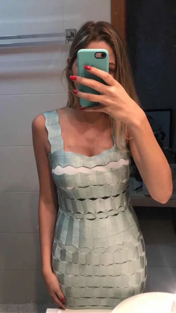 Женское Бандажное платье облегающее мини без рукавов|bandage dress|bandage dress wholesaledress