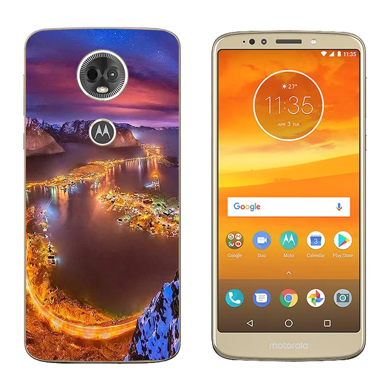 Мягкий силиконовый чехол из ТПУ для Motorola E5 Plus задняя крышка телефона 6 0 дюймов MOTO