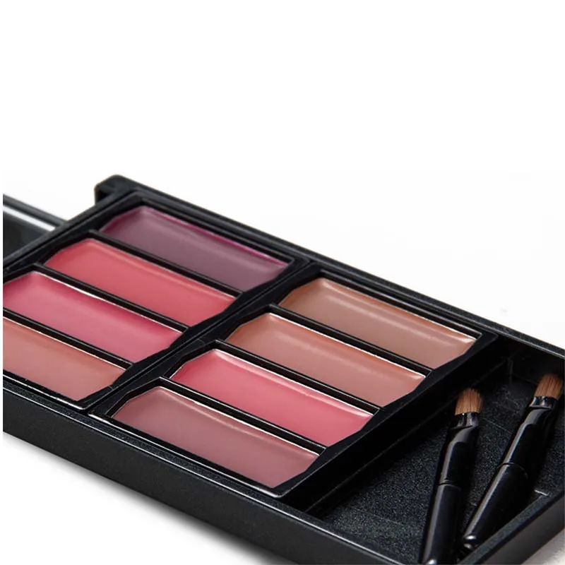 Menow Brand 8 colors Lip Gloss Palette Makeup Waterproof Long Lasting Moisturizer Lipsticks Women beauty lips Cosmetic L501|cosmetics lips|brand lip