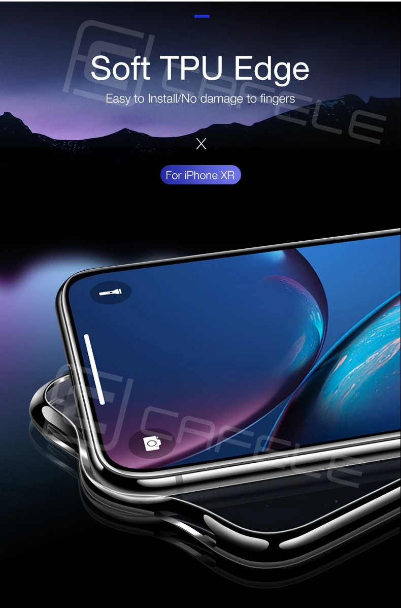 Cafele роскошный ТПУ чехол для iPhone XR прозрачный мягкий чехол для iPhone XR чехол прозрачный