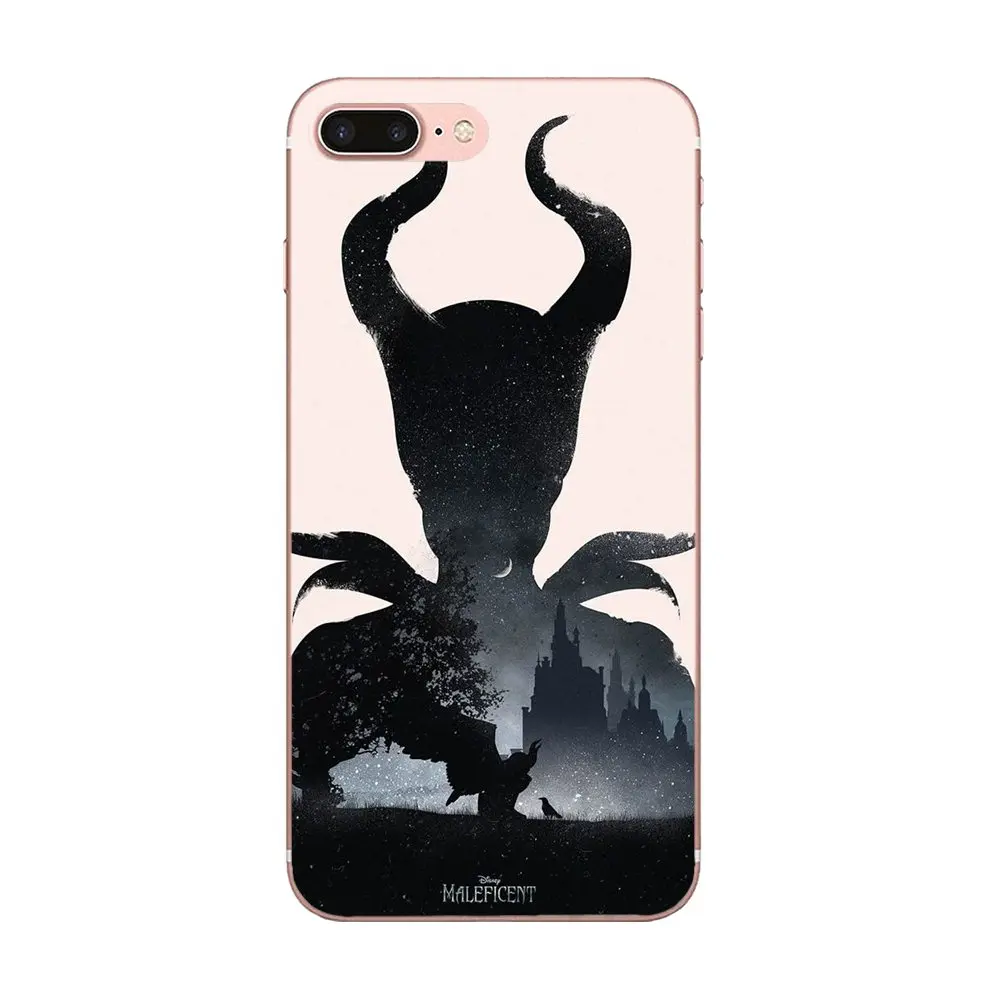 Рисунок ведьмы Малефисента из ТПУ для Huawei Honor 4C 5A 5C 5X 6 6C 6A 6X 7 7X 8 9 V8 V10 Y3II Y5II Y6II G8 P7 Play