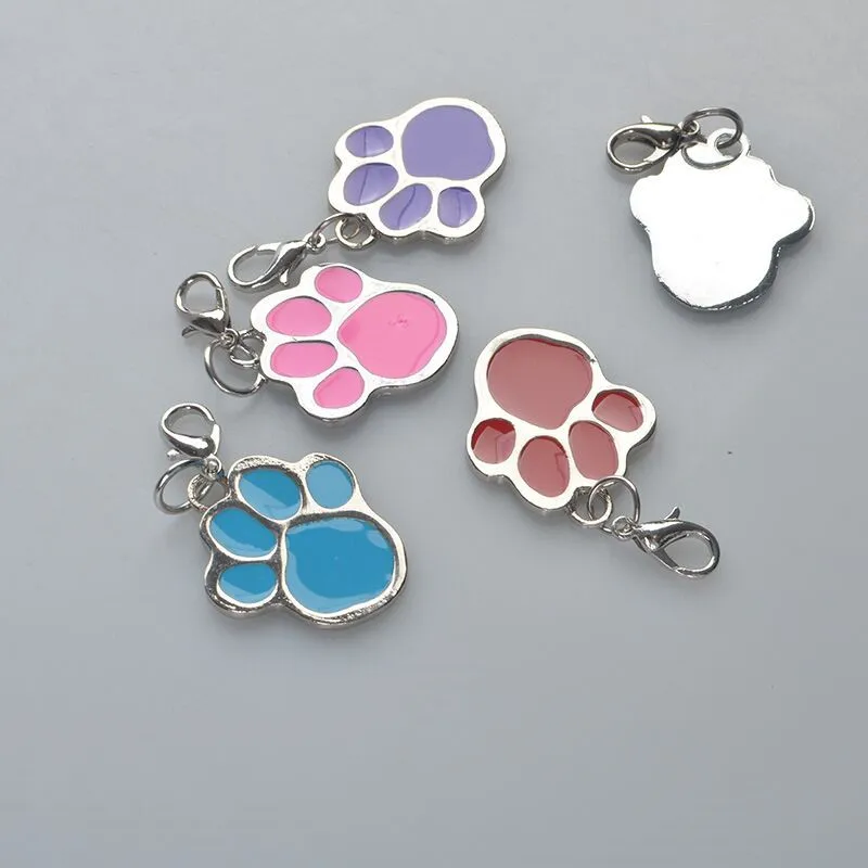 

PD166 cute Dog cat pendants Pet Dog LED ID Tags metal pet pendants