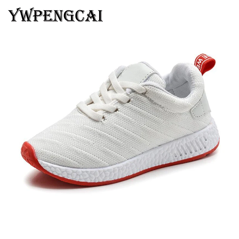 

YWPENGCAI Spring Autumn Kids Shoes Air Mesh Breathable Sneakers Girls Casual Sport Shoes Soft Sole Boys Shoes Pink, Black, White