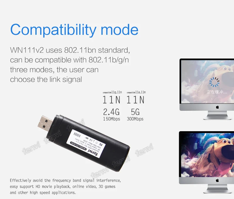 Двухдиапазонный 300 Мбит/с беспроводной USB WiFi адаптер Ralink RT3572L Dongle 2,4 г/5 ГГц 802.11n для samsung Smart tv WIS12ABGNX WIS09ABGN
