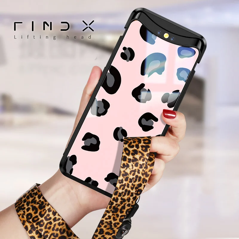 BFBW Чехол VPOWER OPPO Find X из закаленного стекла для OPPO Find X Чехол 6,42 ''чехол s роскошный цветной бампер FindX Fundas - Цвет: BFBW