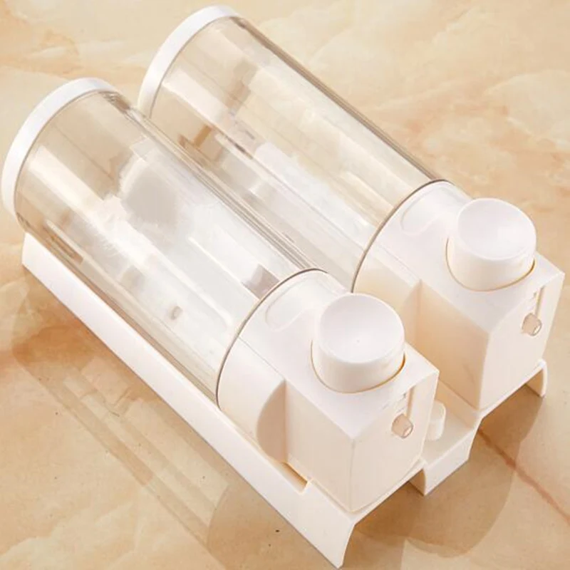 

Hot manual hand Soap Dispenser sanitizer liquid shampoo bottle Wall Mount Lavatory Bath Shower bathroom Accessories