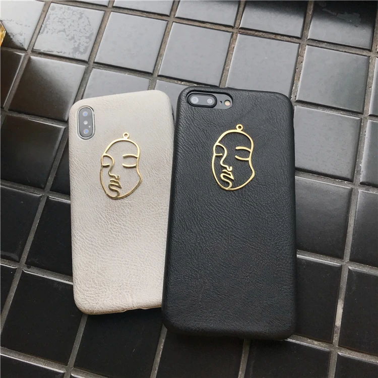 Модный кожаный 3D чехол для телефона для iphone 7 Чехол для iphone X 6 6S 8 Plus XR XS MAX задняя крышка Ретро чехол s Capa