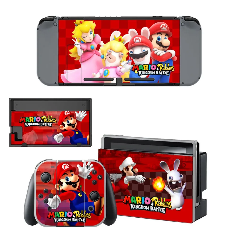 Популярная игра Супер Мари о наклейка для контроллера консоли Nintendo Switch