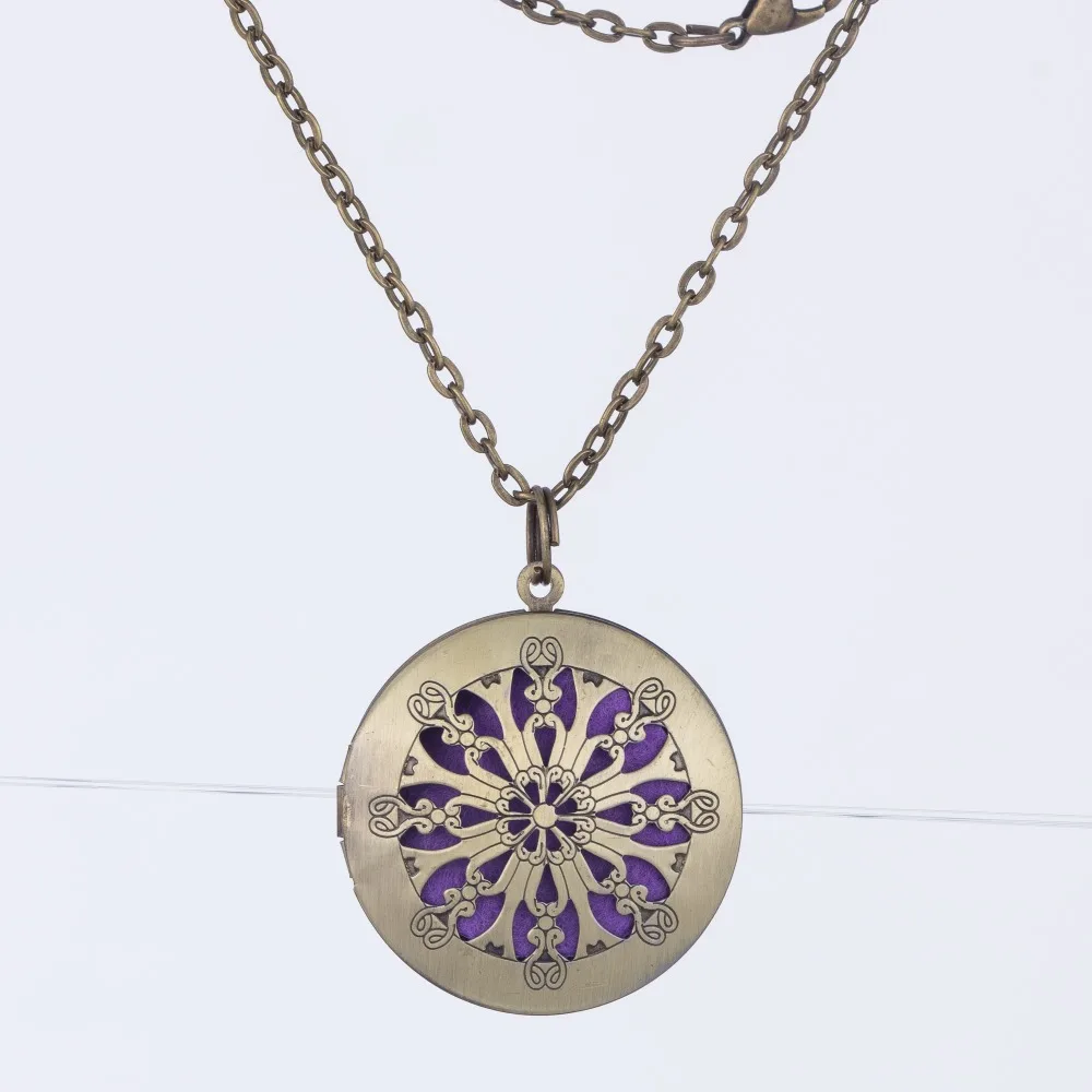 5 шт микс 72 см цепи медальоны для ароматерапии эфирное масло диффузор ожерелье