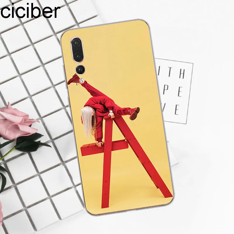 ciciber For Huawei P 20 10 9 8 Lite Pro Plus 2017 Soft TPU Phone Cases Billie Eilish Mate X Fundas Coque |