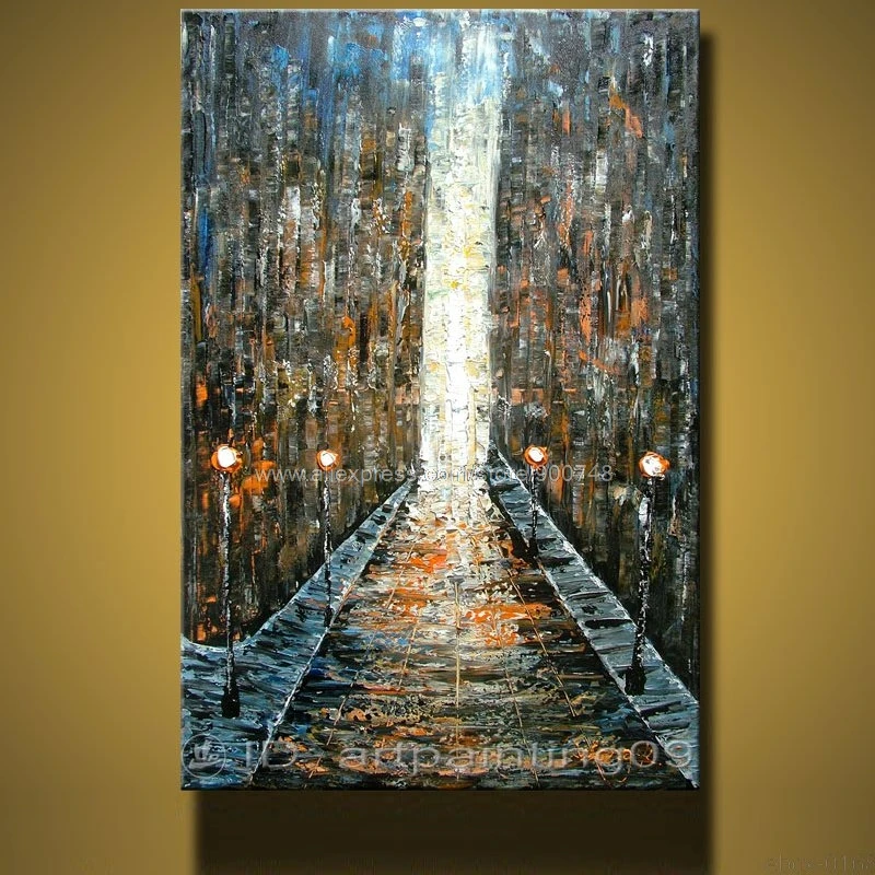 Art Deco Oil Painting Home Decoration Living Room Wall Picture Knife art Modern Contemporary Large Abstract oilpainting | Дом и сад