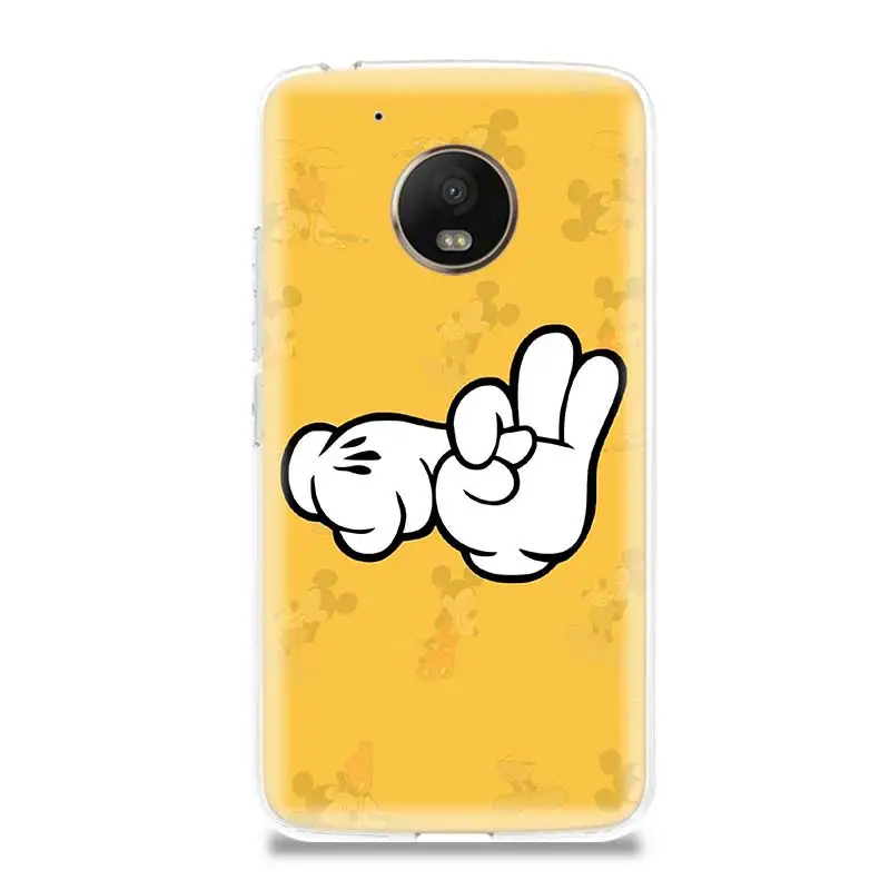 Трендовые аксессуары для телефона с Микки Маусом чехол Motorola Moto G7 G6 G5S G5 E4 Plus G4 E5 Play