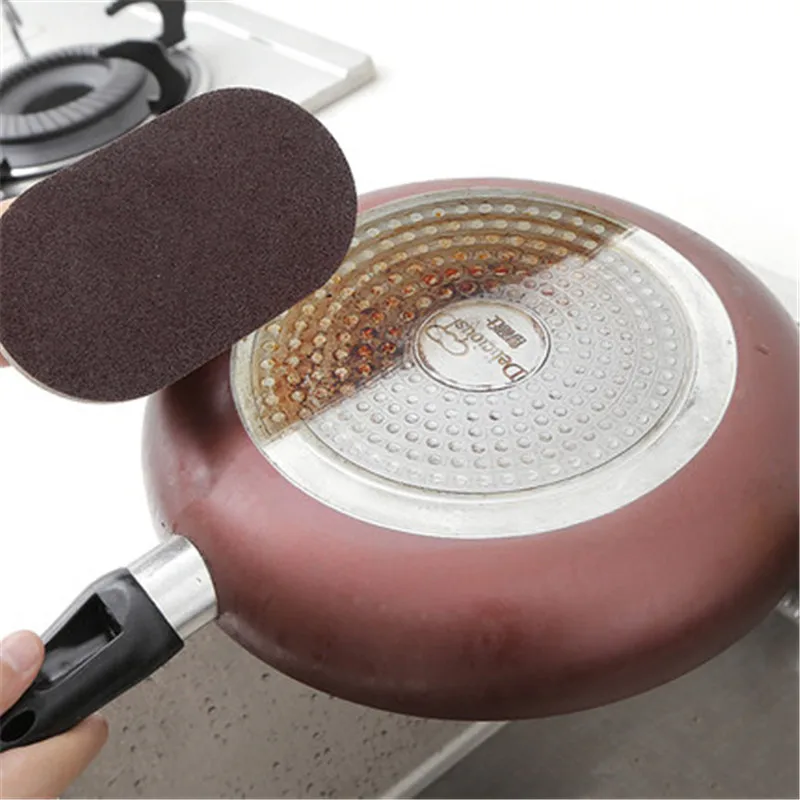 

Strong Decontamination Bath Brush Sponge Tiles Brush Hot Sale Magic Strong Decontamination Bath Brush Kitchen Clean Tools