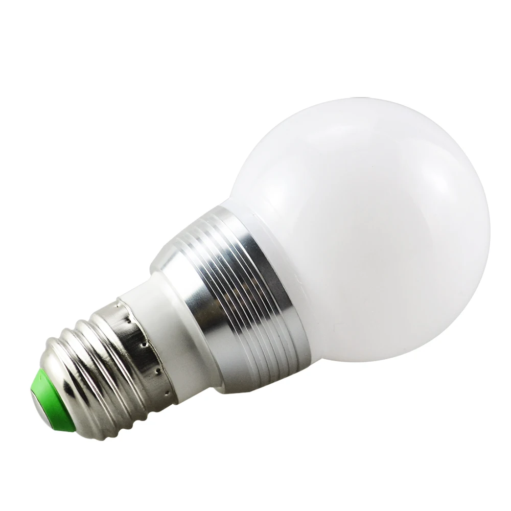 E27 16 цветов Волшебная 5 Вт RGB Светодиодная лампа для вечеринки 24key ИК светильник с
