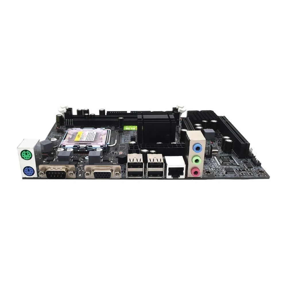 G31 Настольный ПК основная плата LGA 775 двухъядерный E5700 комбинированный набор 3,0G процессор+ 2G DDR2 Память+ бесшумный вентилятор материнская плата компьютера