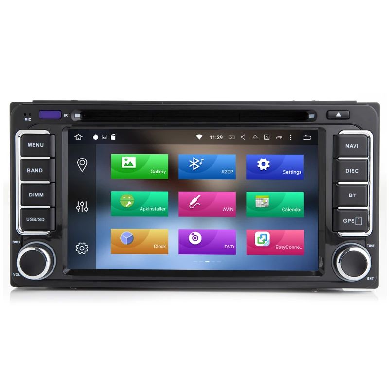 DSP Android 11 4 Гб 8-ядерный автомобильный DVD-плеер для Toyota RAV4 Corolla EX Vios Vitz Hilux Terios Avanza