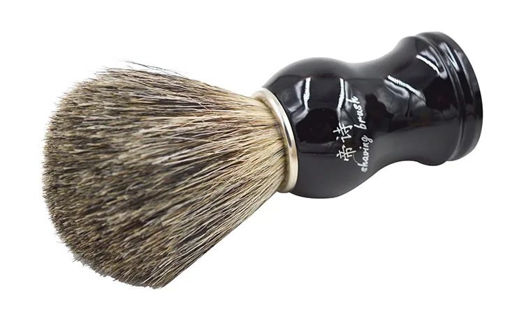 Щетка для бритья волос Барсук с полимерной ручкой инструмент парикмахерской