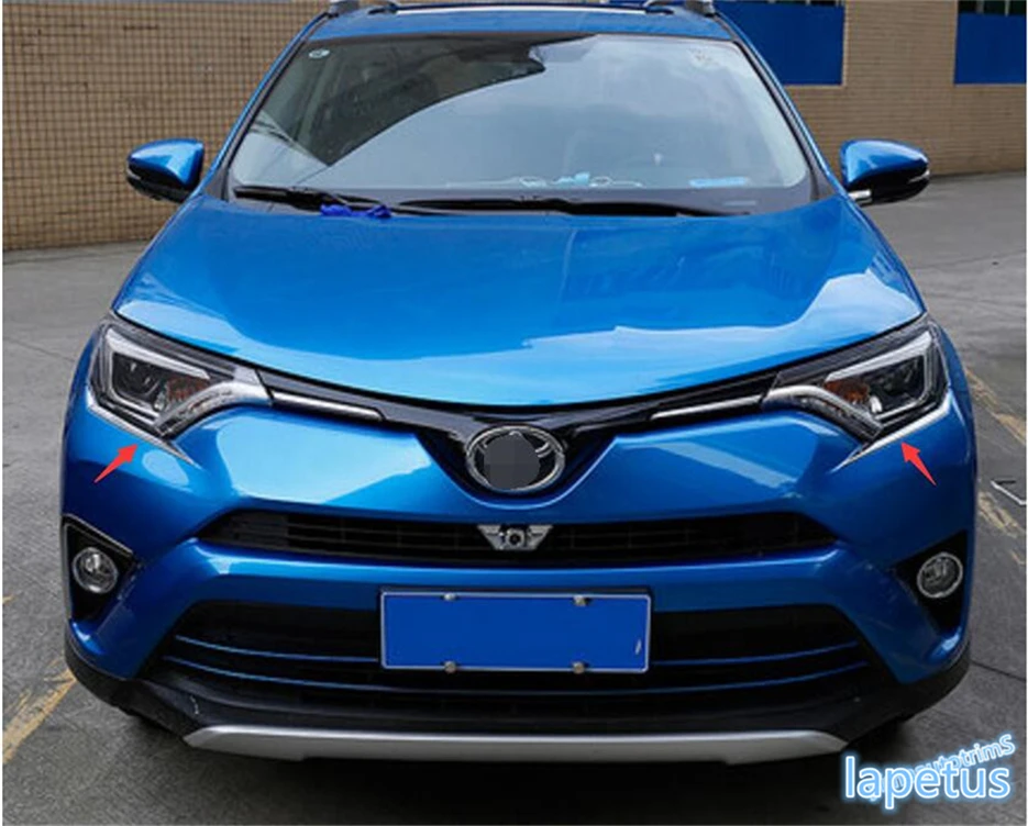 Lapetus передняя фара фары лампа для век украшения бровей Накладка подходит Toyota RAV4 Rav