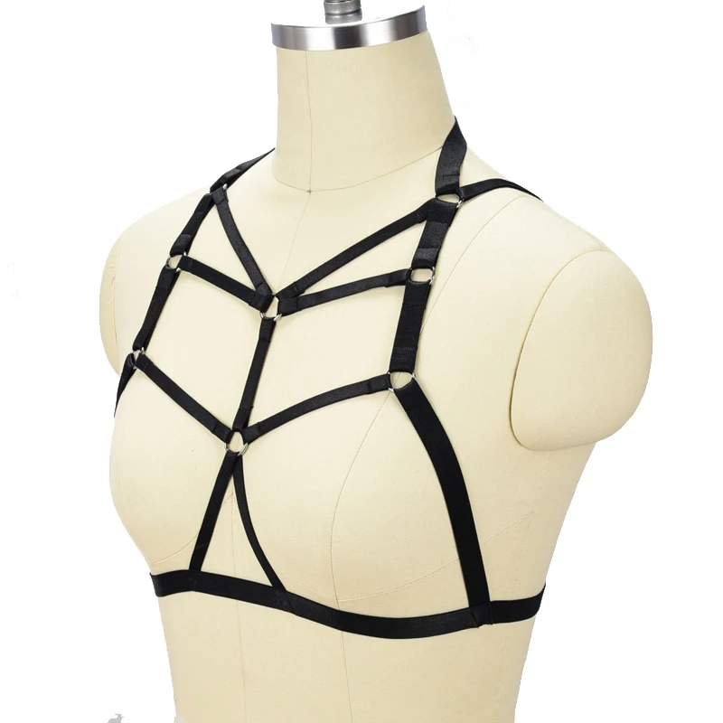 Сексуальный бюстгальтер JLX. Портупея Корсет-бондаж Bralette 90-е нижнее белье для