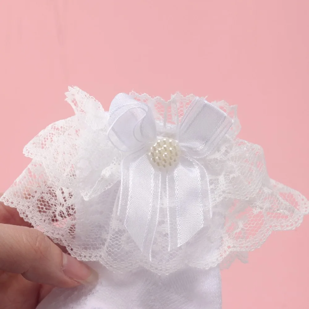 Детские носки принцессы для девочек уютный Винтаж с кружевными рюшами Носки