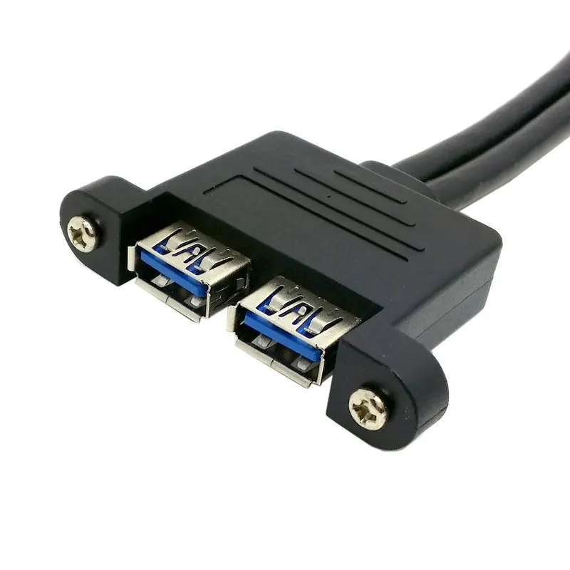 3 фута 100 см комбинированный двойной USB 0 кабель удлинитель с винтовыми