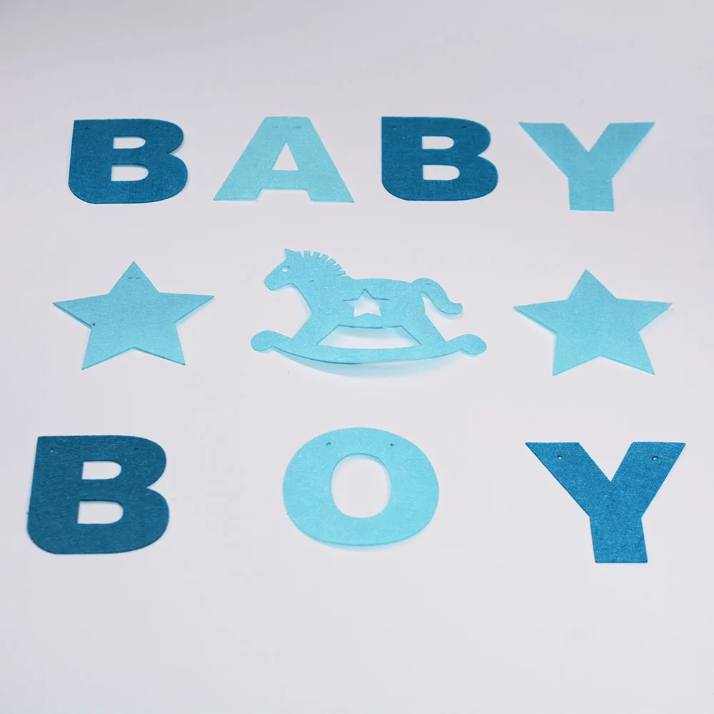Баннеры бумажные 3 м It's A Boy Girl Декорации для первого дня рождения и крещения