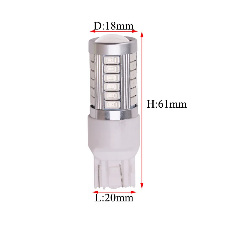 10 шт. T20 7440 7443 Автомобильный светодиодный постоянный ток сигнала поворота