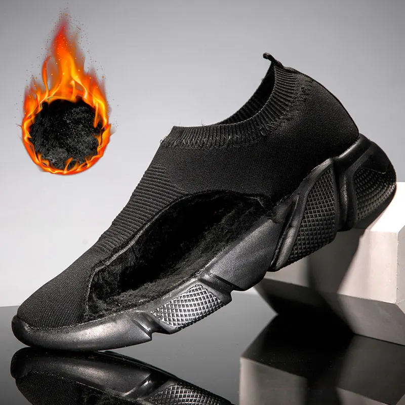 Velvet All Black MWY кроссовки с дышащей сеткой; Scarpe Uomo; спортивная обувь унисекс; кроссовки для женщин и мужчин; спортивная обувь; уличные кроссовки для бега - Цвет: Velvet All Black
