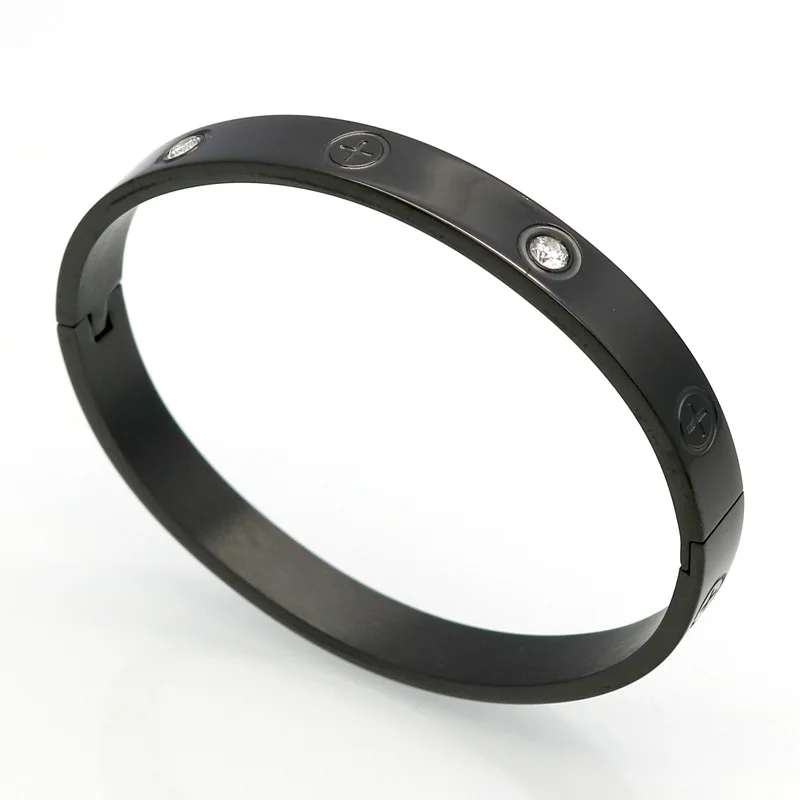 Браслет из нержавеющей стали 316L для мужчин и женщин роскошный брендовый