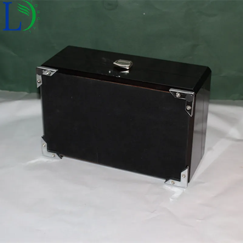 

High Grade Polished Large inclined Mouth Wood Box Business Gift Packaging Case Wristwatches Boxes Jewelry Storage Gift Display