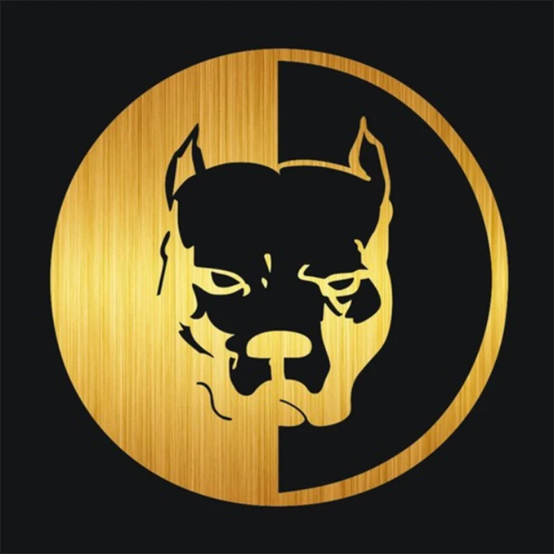 Tancredy 18cm*18cm Car Stickers and Decals PITBULL Dog 3D Funny Sticker Vinyl Creative Motorcycle Decor Accessories | Автомобили и