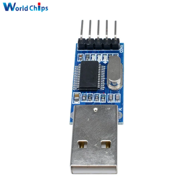 Модуль PL2303 USB в RS232 TTL PL2303HX скачать Линейный модуль на STC микроконтроллер