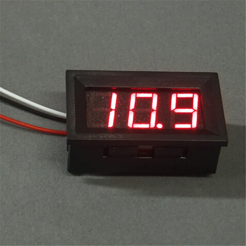 1 шт. Новинка 0 56 дюймов мини LED DC 100 в вольтметр Напряжение Вольт 3 цифровой дисплей