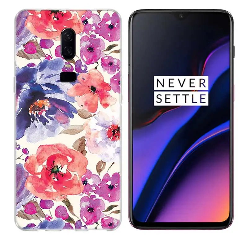 Роскошный мягкий силиконовый чехол для телефона OnePlus 7 Pro 5 5T 6T 6 3T Fundas с 3D-принтом |