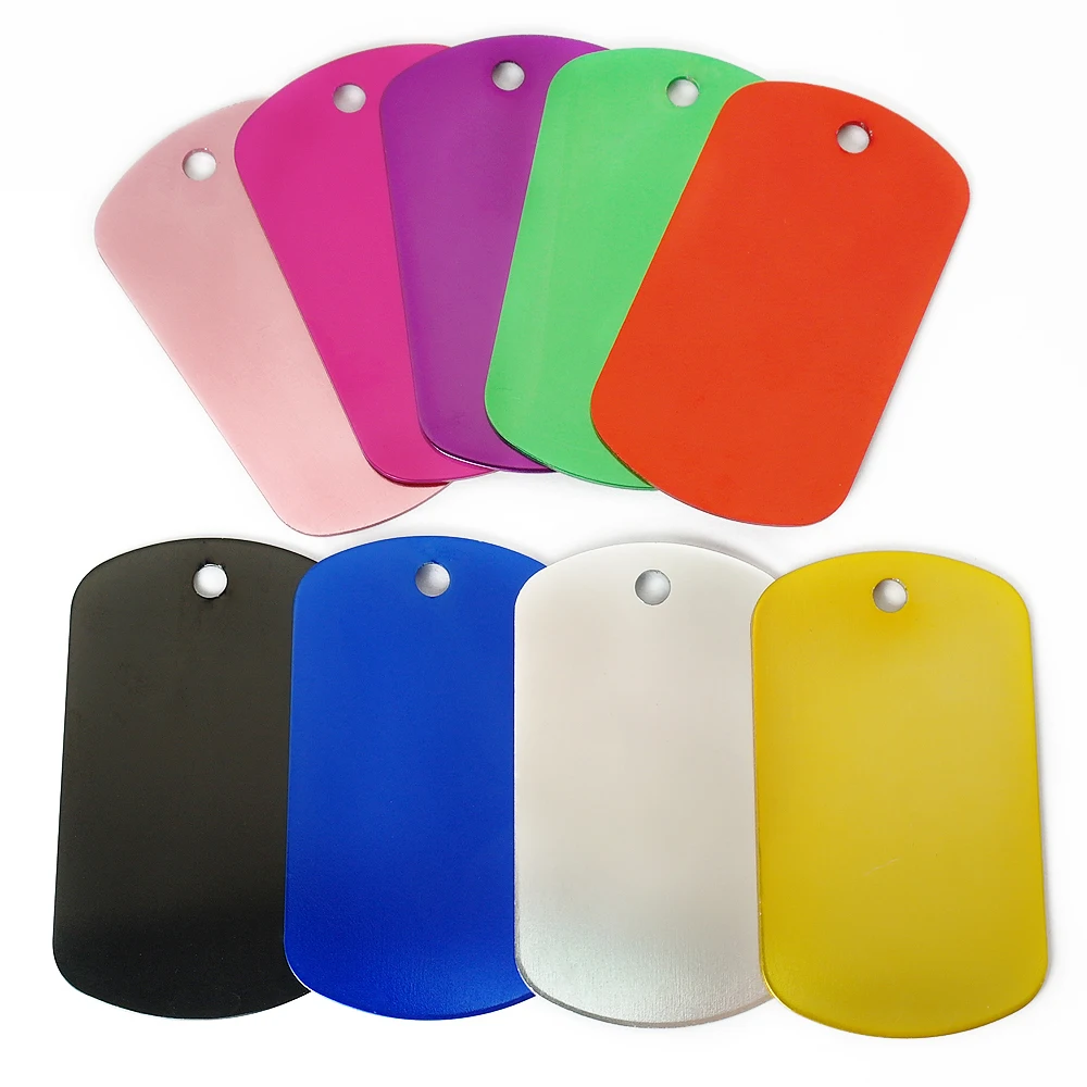 100pcs wholesale dog tag personalized pet collar accessories aluminum custom dog name phone tag military paw bone heart id tags free global shipping