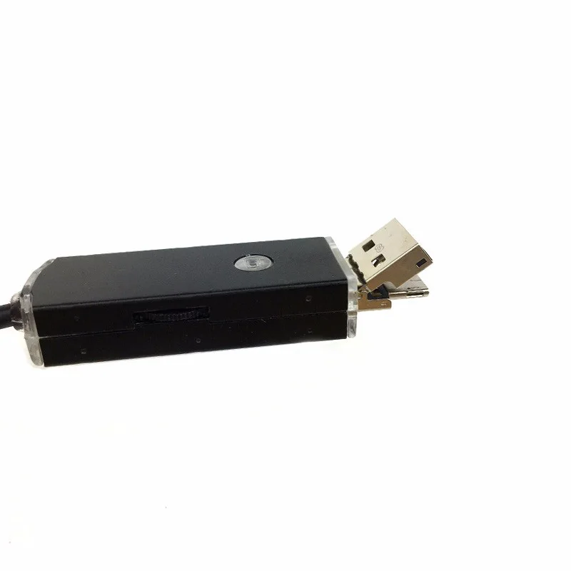 2018 мини Камера 1/2/5/10 м 5 мм 7 8 2 в 1 USB эндоскопа инспекционной 6 светодиодных