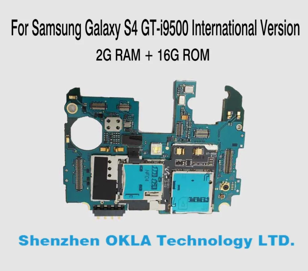 1 шт. для Samsung Galaxy S4 GT i9500 2 ГБ Оперативная память 16 Встроенная плата Материнская