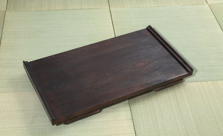 

Japanese Antique Tray Table Folding Leg Rectangle 80cm Paulownia Wood Traditional CHABUDAI Asian Furniture Living Room Tea Table