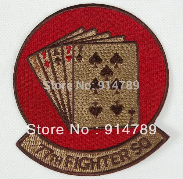 

US USAF 77TH FIGHTER SQUADRON EMBROIDERED PATCH -32266
