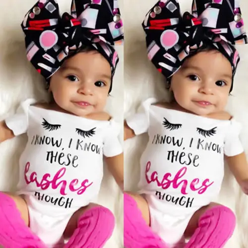 2018 New Summer Cute Baby Romper Newborn Girls 100% Cotton Eyeflash Jumpsuit Toddler Short Sleeve Outfits Clothes | Мать и ребенок