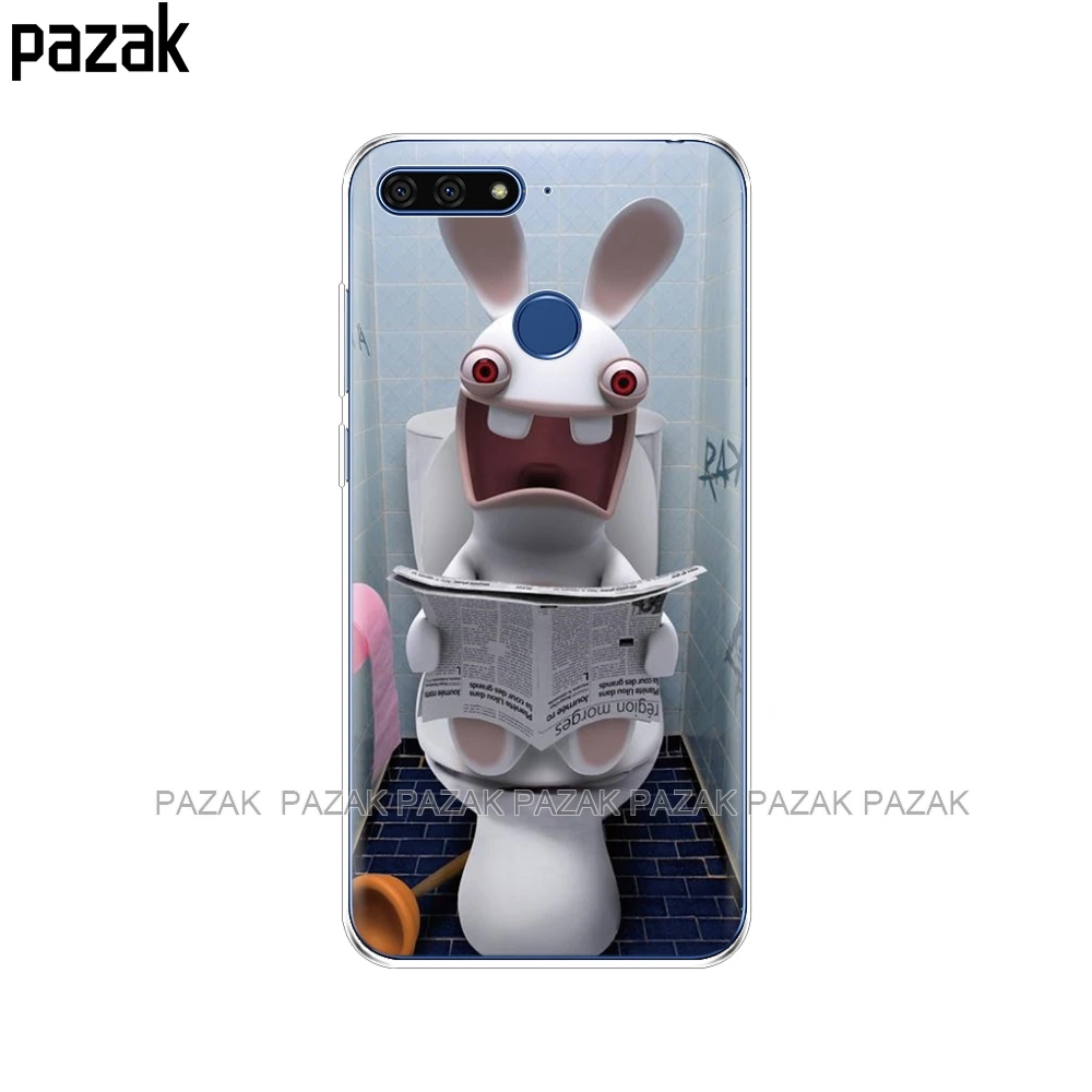 34359 Силиконовый чехол для телефона Huawei Honor 7C 5,7 дюйма, Чехлы, мягкий силиконовый чехол из ТПУ для Huawei honor 7c Aum-L41 - Цвет: 34359