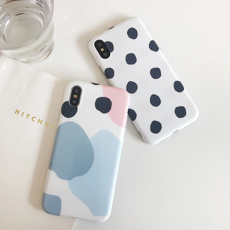 Чехол Cyato для iphone X Модный глянцевый чехол 6 6S 7 8 Plus|Бамперы| |