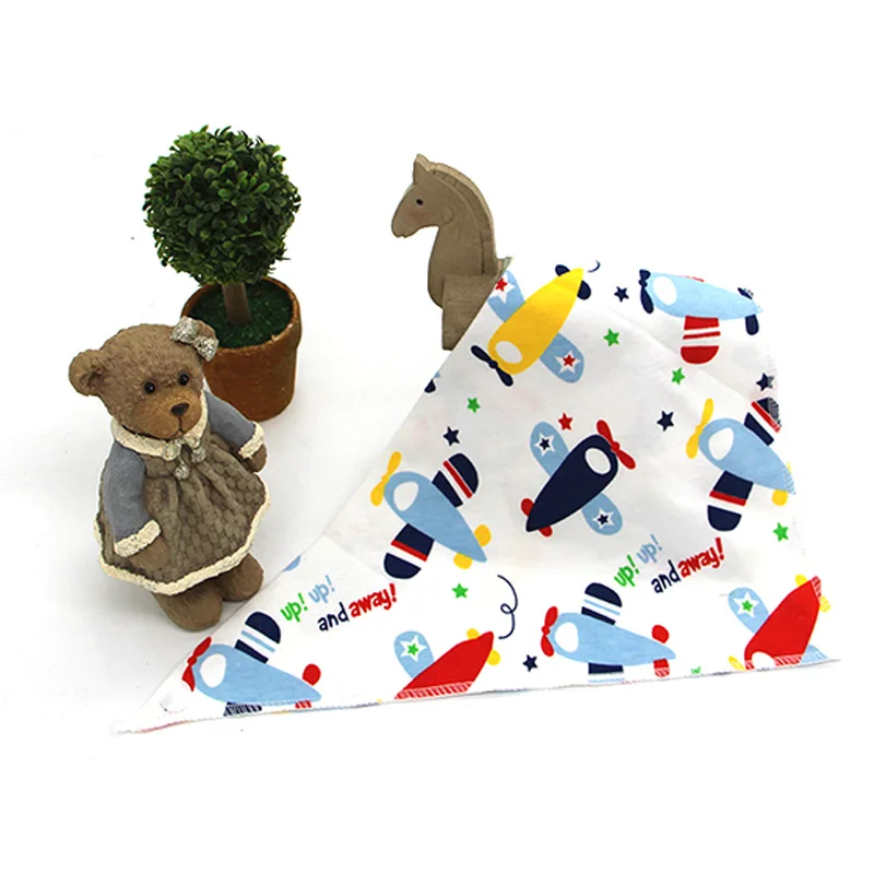 Детские нагрудники из 100% хлопка милый мультяшный детский нагрудник для