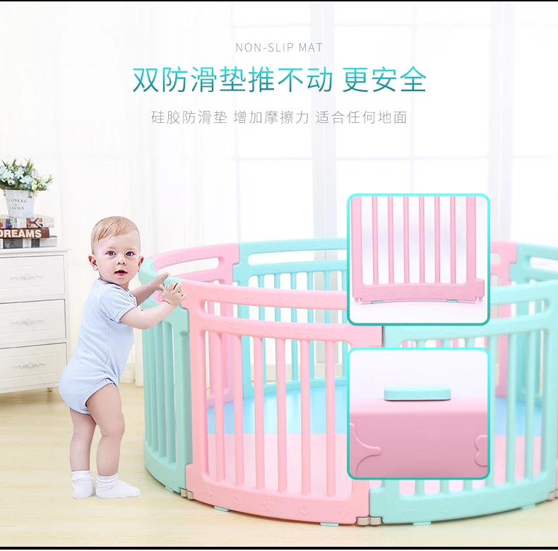 Детский манеж, забор, para bebe, игрушки для детей, складной пластиковый забор для детей, Круглый cercado para bebe piscine a balle, мяч, бассейн