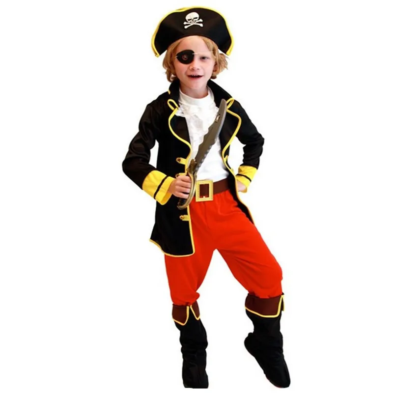 Children's day Costumes Pirates Halloween Christmas Gift for Children Kids Clothes Performance (no weapons) | Тематическая