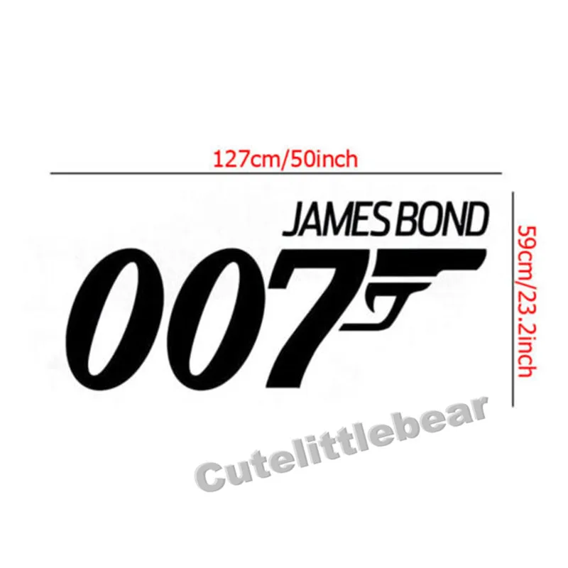 James Bond 007 декоративные наклейки на стену с цитатой настенные стикеры Скаут шутер