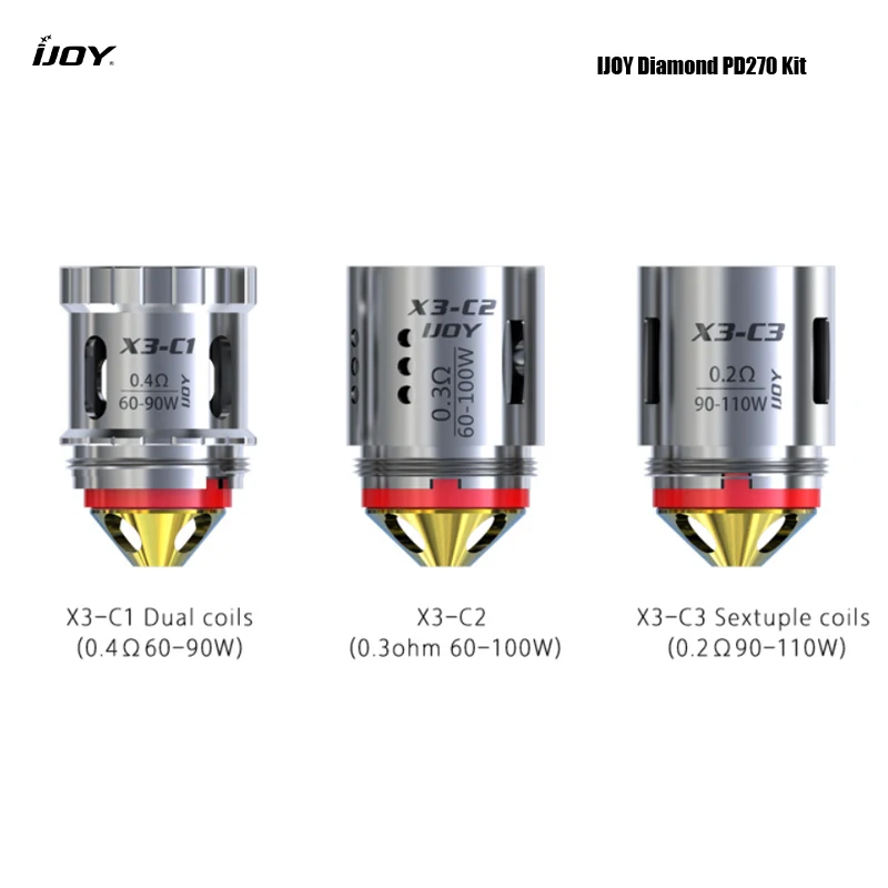 Оригинальные электронные сигареты IJOY Diamond PD270 комплект поле Mod Starter Kit 6000 мАч
