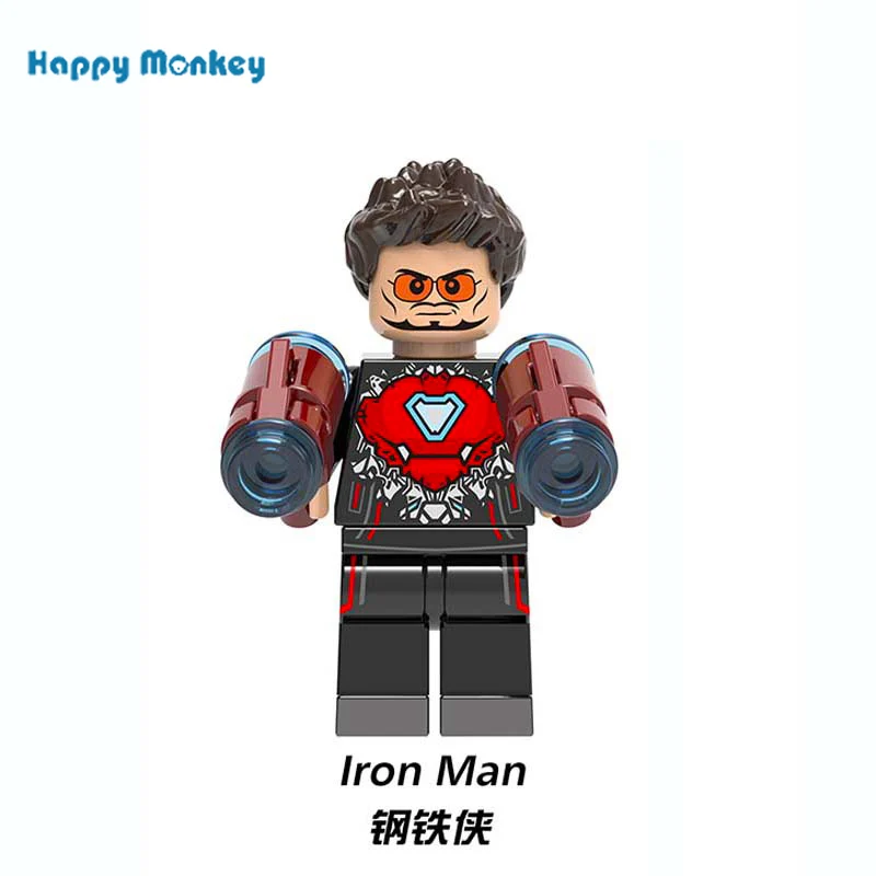 Legoly marves Super heros один Капитан Америка Железный человек Человек паук Тор Халк