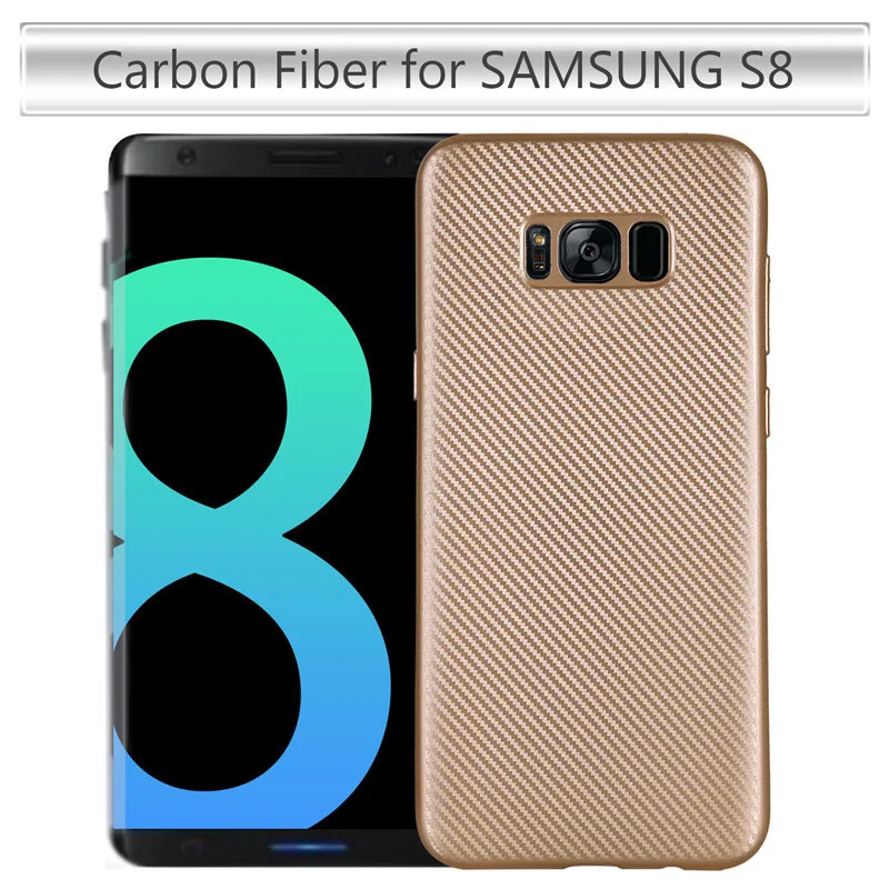 Для samsung Galaxy S8 чехол скраб твил мягкая TPU противоскользящей задняя крышка корпуса