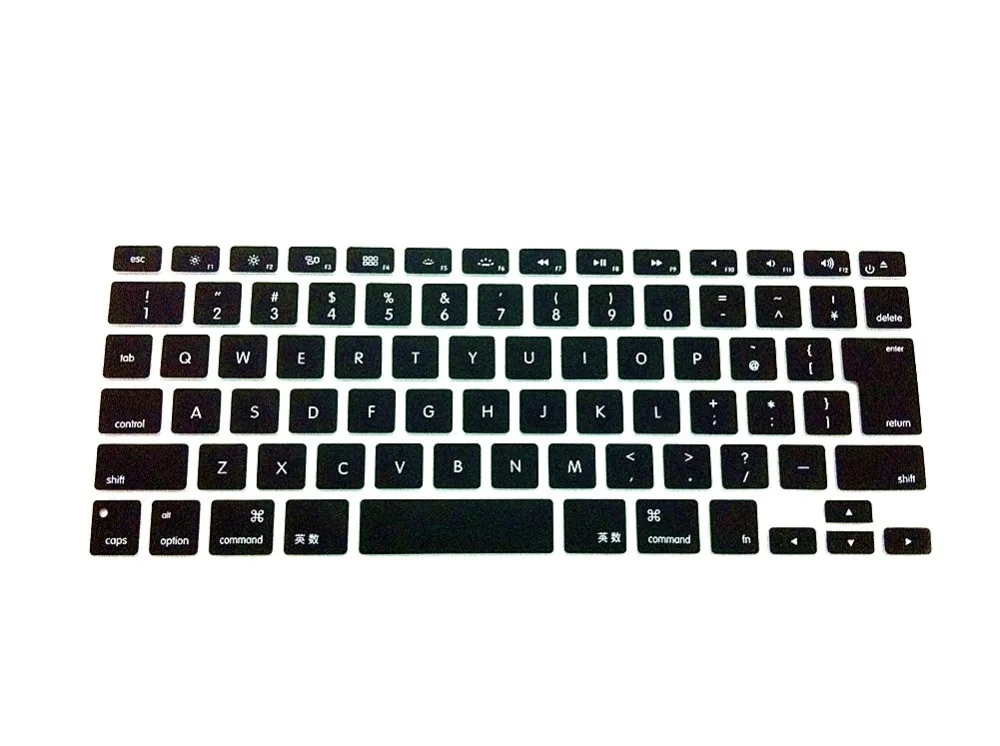 Чехол для клавиатуры Apple MacBook Air Pro Retina 13 15 17 F Mac цветной чехол с английской японской
